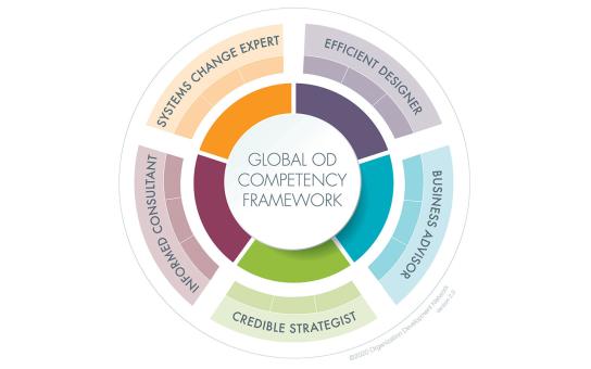 diagram of the Global OD Competency Framework