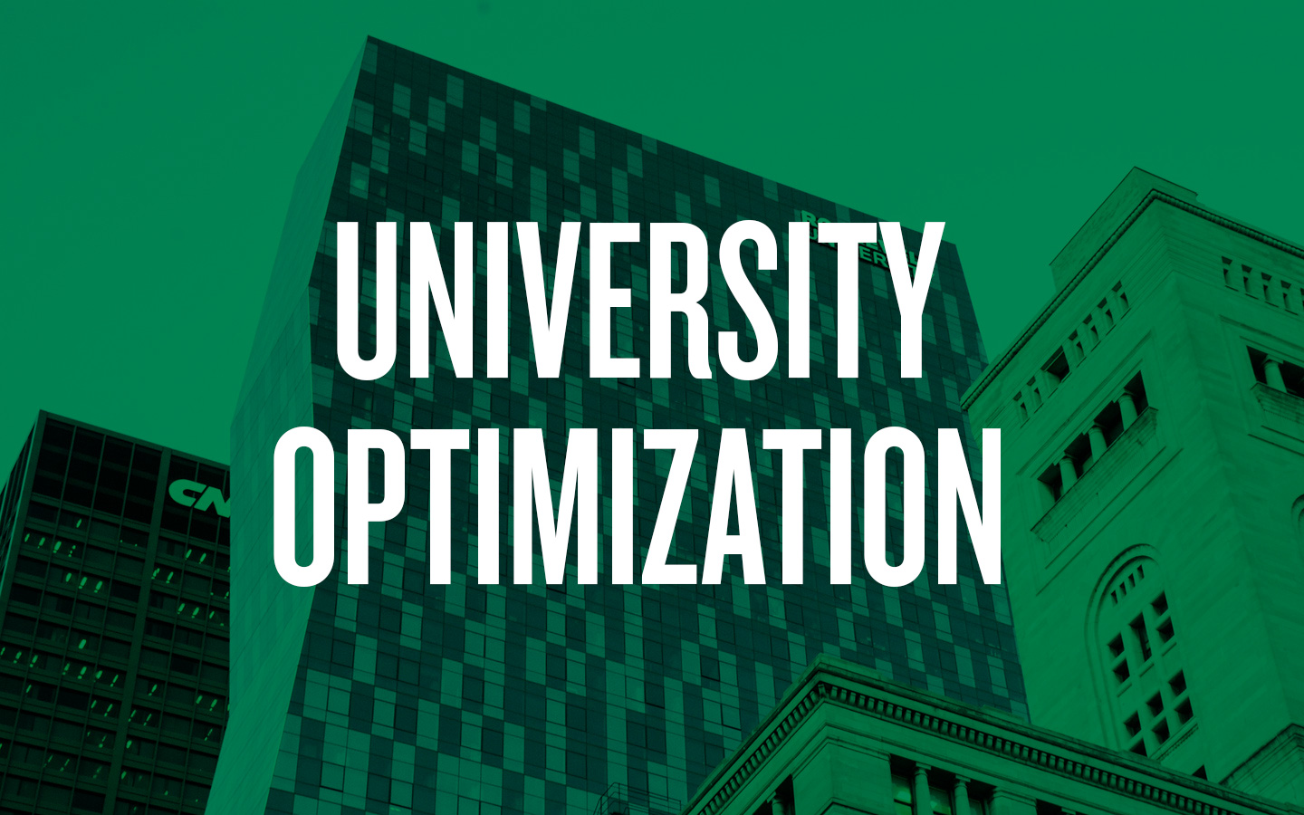 Strategic Goal University Optimization Cover Image