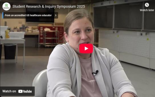 Video still image of Student Research & Inquiry Symposium 2025